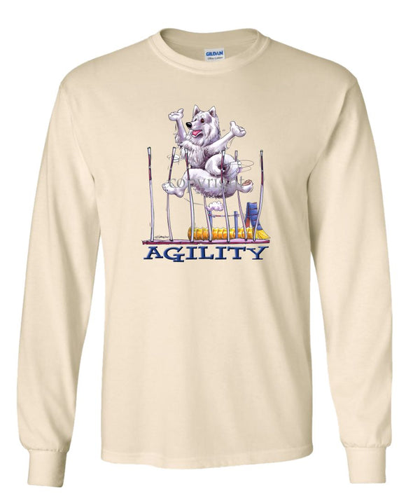 Samoyed - Agility Weave II - Long Sleeve T-Shirt