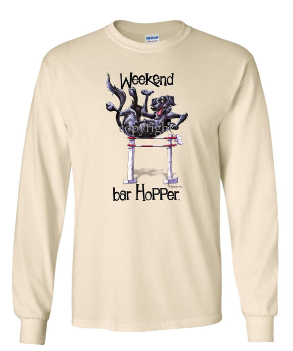 Flat Coated Retriever - Weekend Barhopper - Long Sleeve T-Shirt