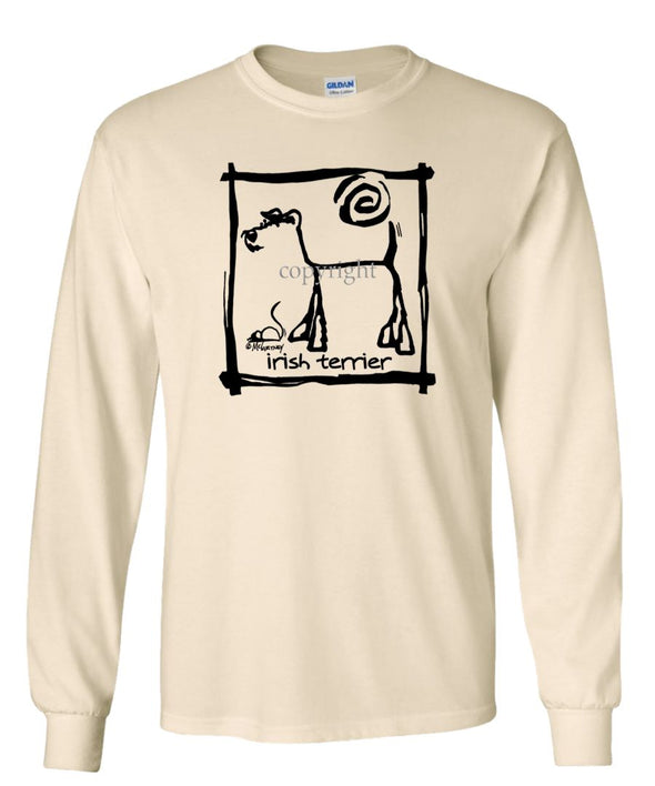 Irish Terrier - Cavern Canine - Long Sleeve T-Shirt