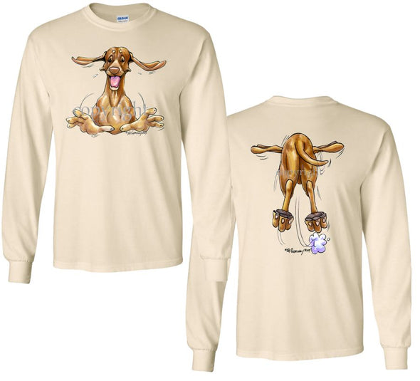 Vizsla - Coming and Going - Long Sleeve T-Shirt (Double Sided)