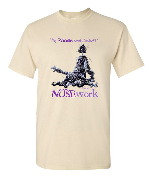 Poodle  Black - Nosework - T-Shirt
