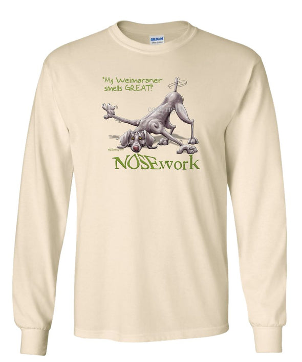 Weimaraner - Nosework - Long Sleeve T-Shirt