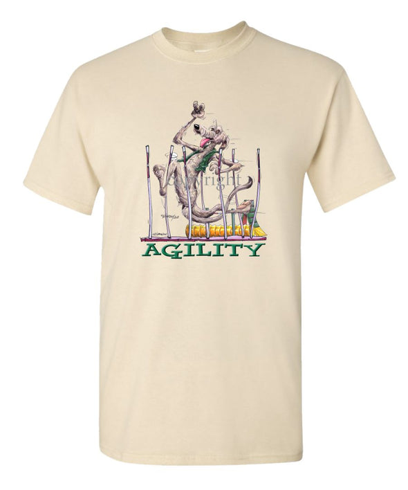 Irish Wolfhound - Agility Weave II - T-Shirt