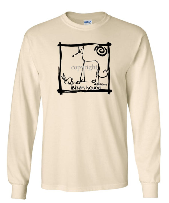 Ibizan Hound - Cavern Canine - Long Sleeve T-Shirt