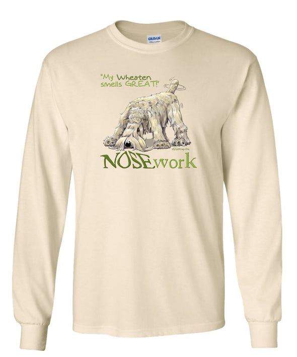 Soft Coated Wheaten - Nosework - Long Sleeve T-Shirt