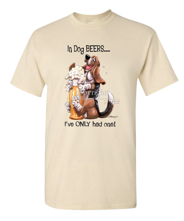 Basset Hound - Dog Beers - T-Shirt