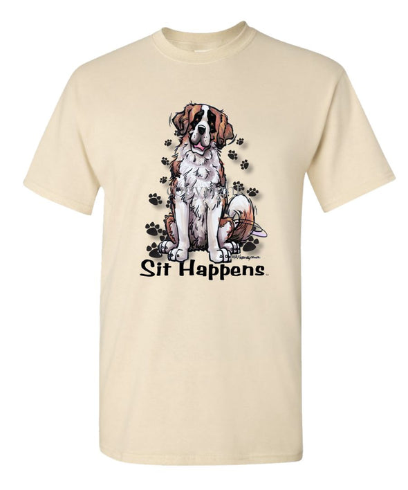 Saint Bernard - Sit Happens - T-Shirt