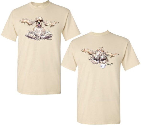Cocker Spaniel - Coming and Going - T-Shirt (Double Sided)