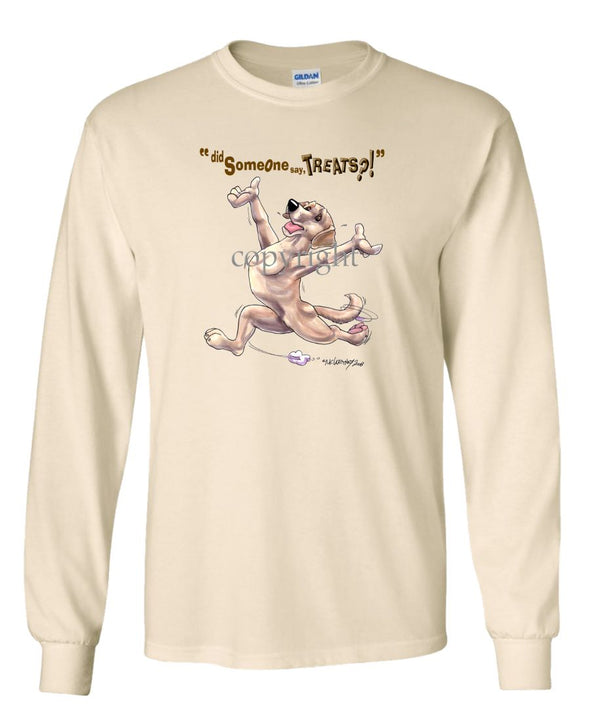 Labrador Retriever  Yellow - Treats - Long Sleeve T-Shirt