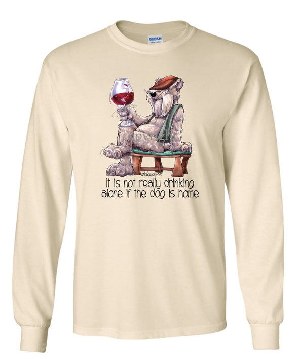Soft Coated Wheaten - It's Not Drinking Alone - Long Sleeve T-Shirt