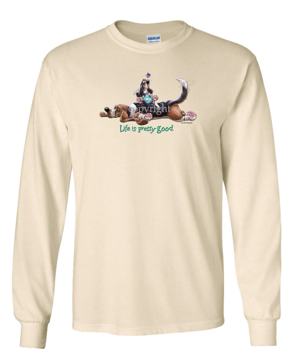 Basset Hound - Life Is Pretty Good - Long Sleeve T-Shirt