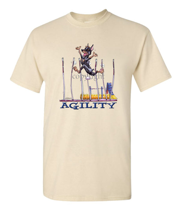 Miniature Pinscher - Agility Weave II - T-Shirt