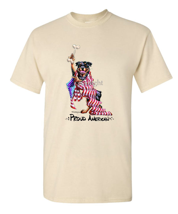 Rottweiler - Proud American - T-Shirt