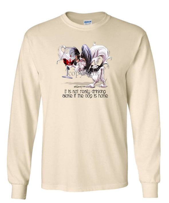Papillon - It's Not Drinking Alone - Long Sleeve T-Shirt