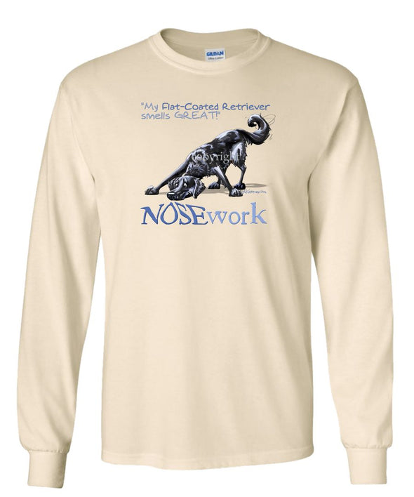 Flat Coated Retriever - Nosework - Long Sleeve T-Shirt