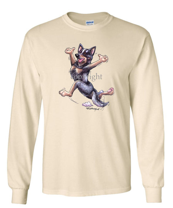 Australian Cattle Dog - Happy Dog - Long Sleeve T-Shirt