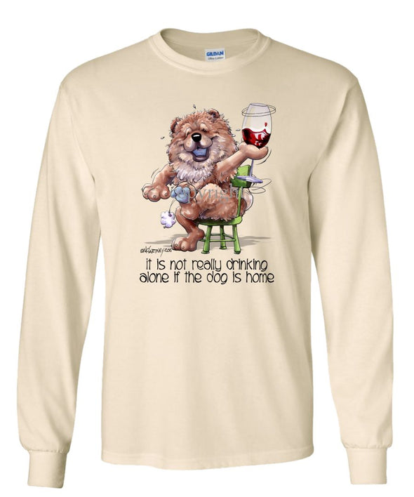 Chow Chow - It's Not Drinking Alone - Long Sleeve T-Shirt