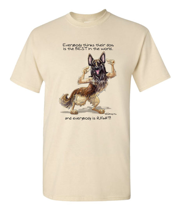 Belgian Tervuren - Best Dog in the World - T-Shirt