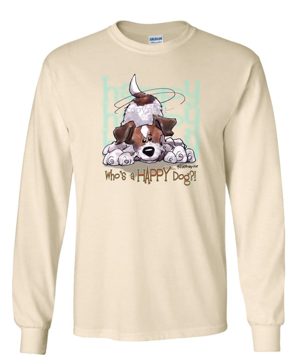Jack Russell Terrier - Who's A Happy Dog - Long Sleeve T-Shirt