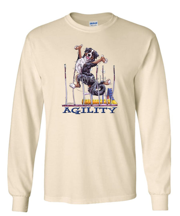 Bernese Mountain Dog - Agility Weave II - Long Sleeve T-Shirt