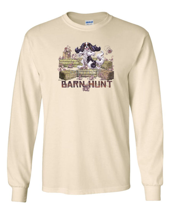 Cavalier King Charles  Black Tri - Barnhunt - Long Sleeve T-Shirt