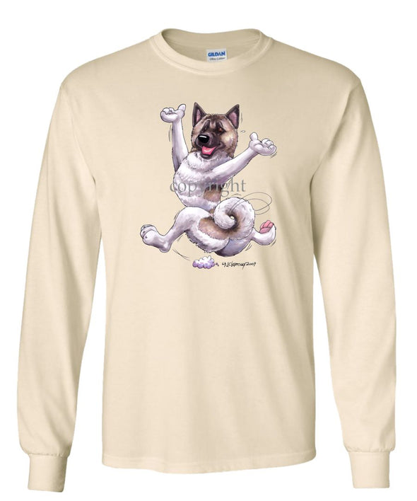 Akita - Happy Dog - Long Sleeve T-Shirt