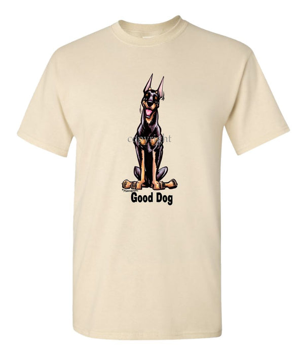 Doberman Pinscher - Good Dog - T-Shirt