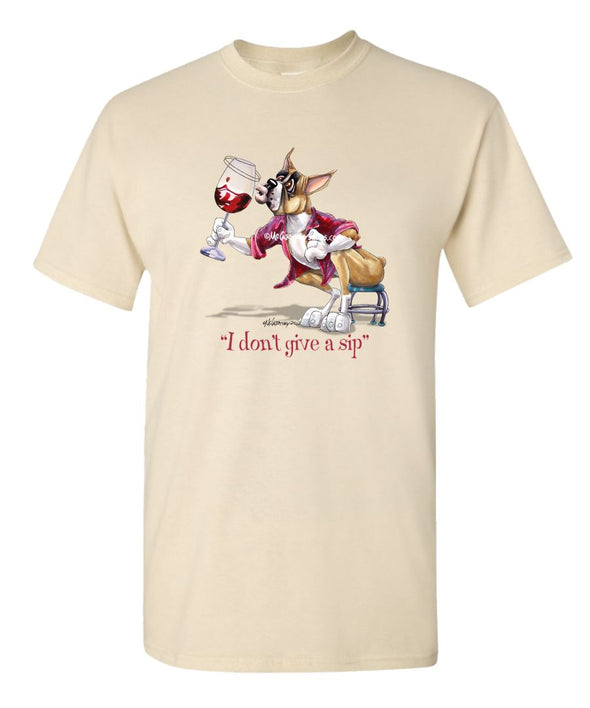 Boxer - I Don't Give a Sip - T-Shirt