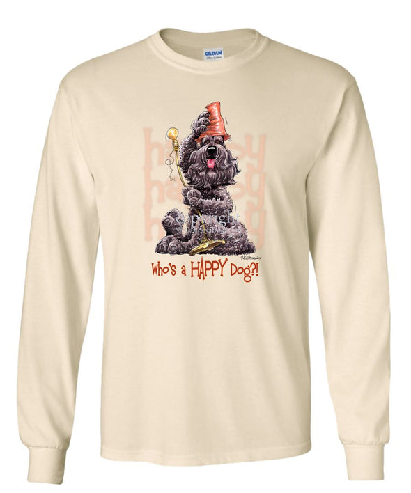 Bouvier Des Flandres - Who's A Happy Dog - Long Sleeve T-Shirt