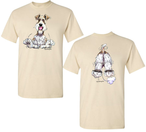 Wire Fox Terrier - Coming and Going - T-Shirt (Double Sided)