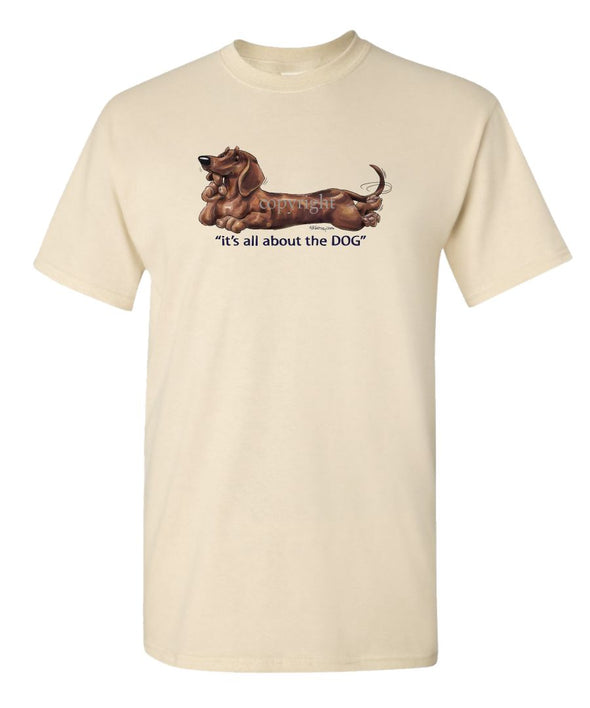 Dachshund  Smooth - All About The Dog - T-Shirt