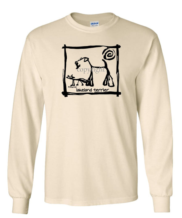 Lakeland Terrier - Cavern Canine - Long Sleeve T-Shirt