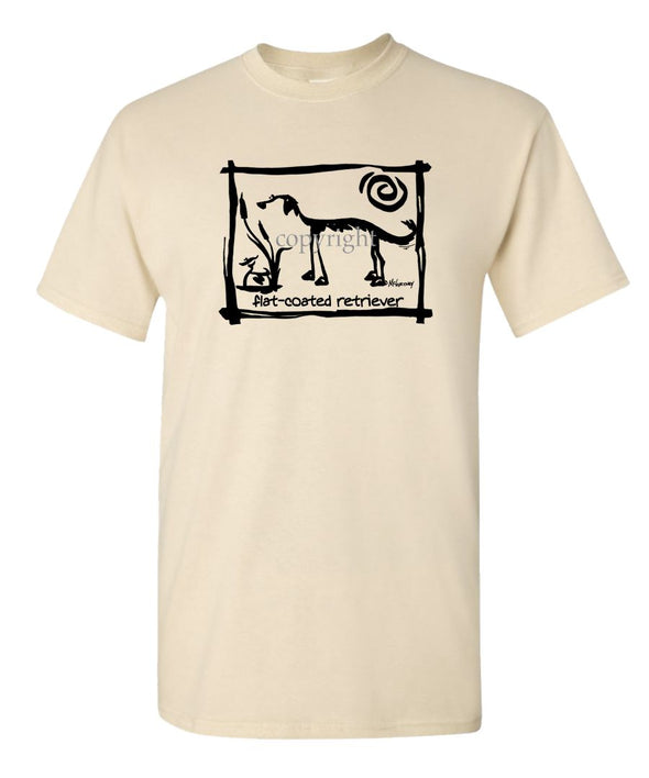 Flat Coated Retriever - Cavern Canine - T-Shirt