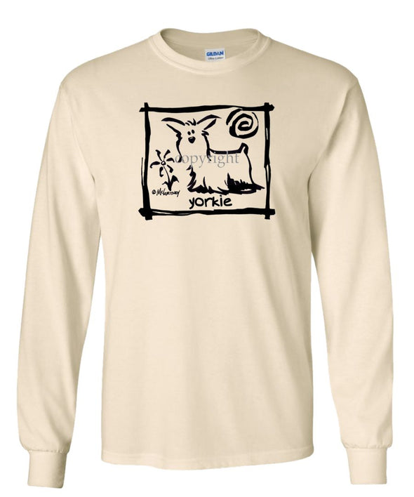 Yorkshire Terrier - Cavern Canine - Long Sleeve T-Shirt