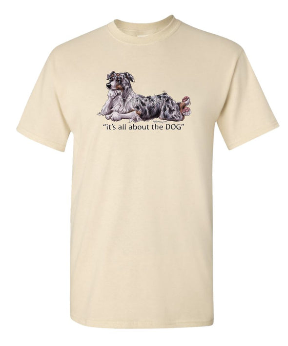 Australian Shepherd  Blue Merle - All About The Dog - T-Shirt