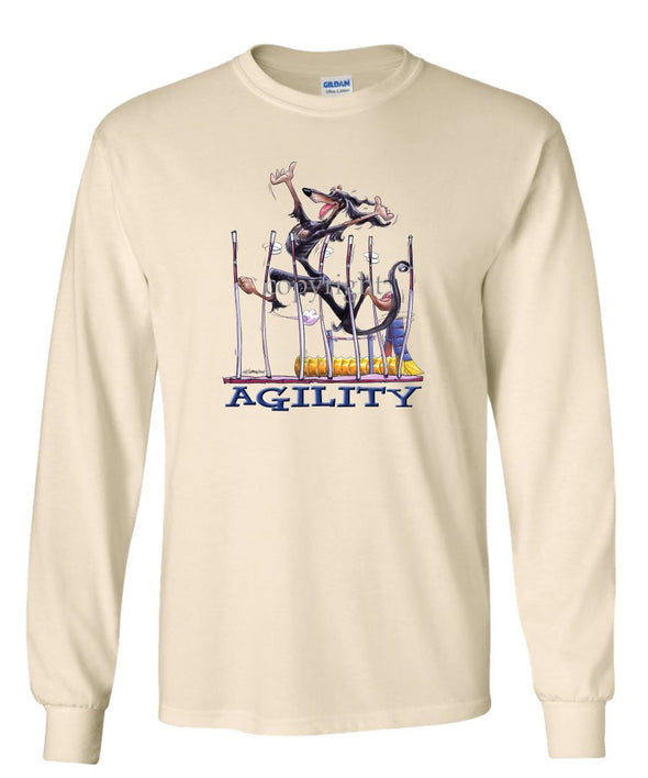 Saluki - Agility Weave II - Long Sleeve T-Shirt