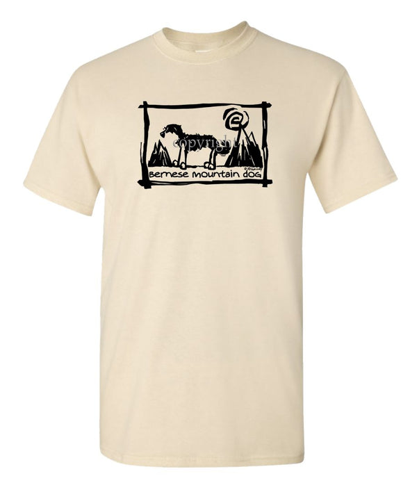 Bernese Mountain Dog - Cavern Canine - T-Shirt