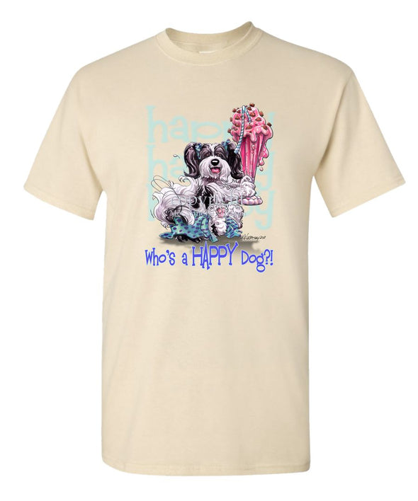Havanese - Who's A Happy Dog - T-Shirt