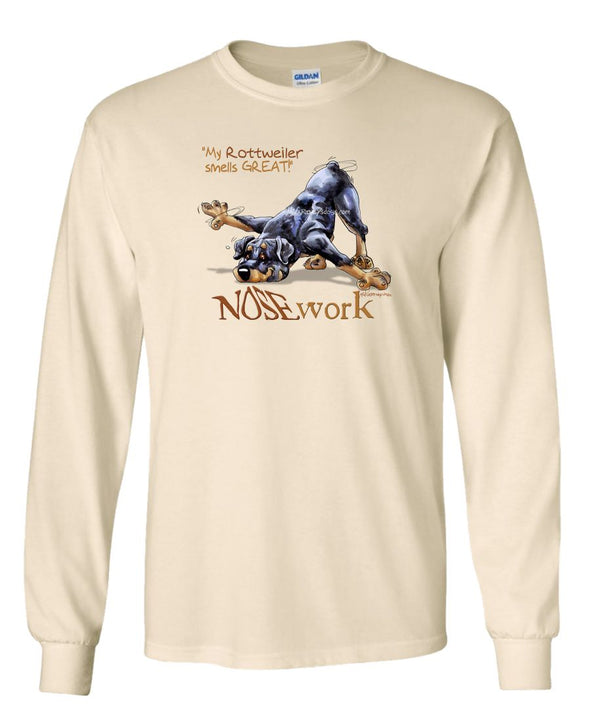 Rottweiler - Nosework - Long Sleeve T-Shirt