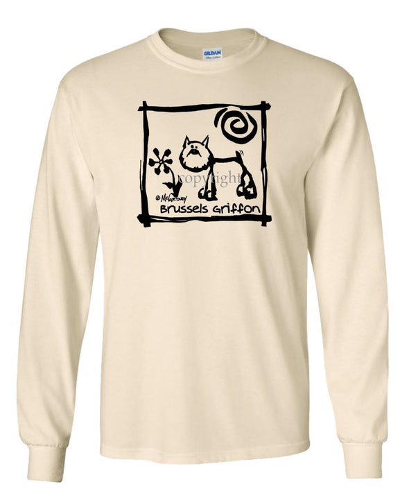 Brussels Griffon - Cavern Canine - Long Sleeve T-Shirt