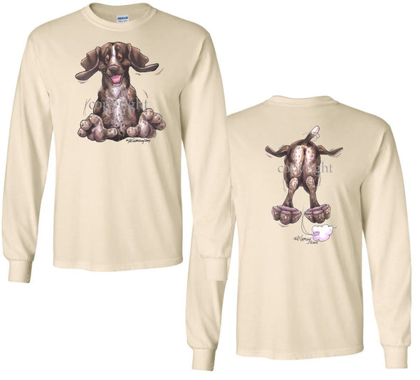 German Shorthaired Pointer - Coming and Going - Long Sleeve T-Shirt (Double Sided)