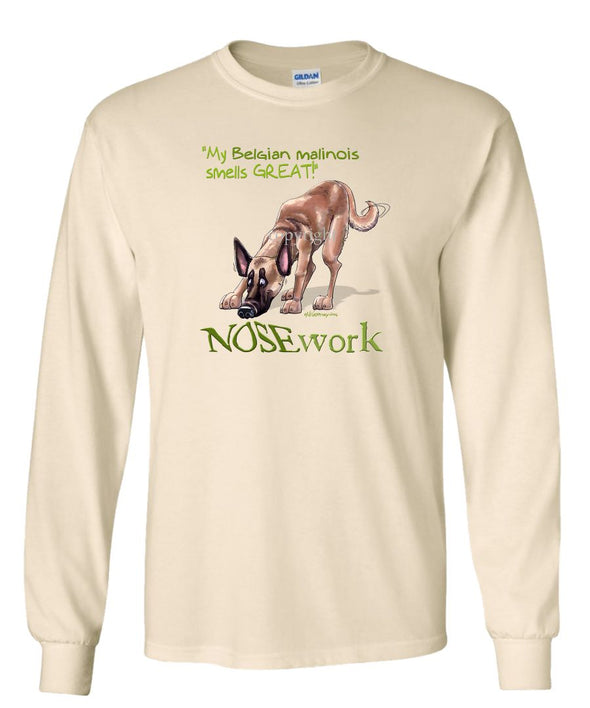 Belgian Malinois - Nosework - Long Sleeve T-Shirt