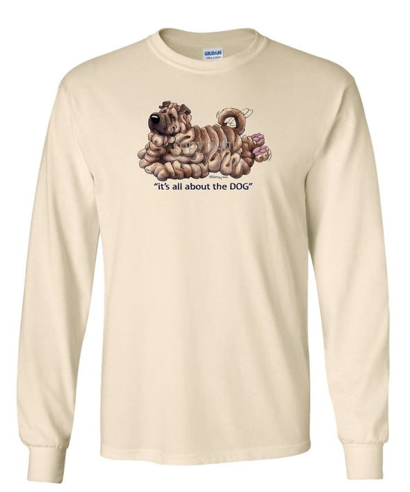 Shar Pei - All About The Dog - Long Sleeve T-Shirt