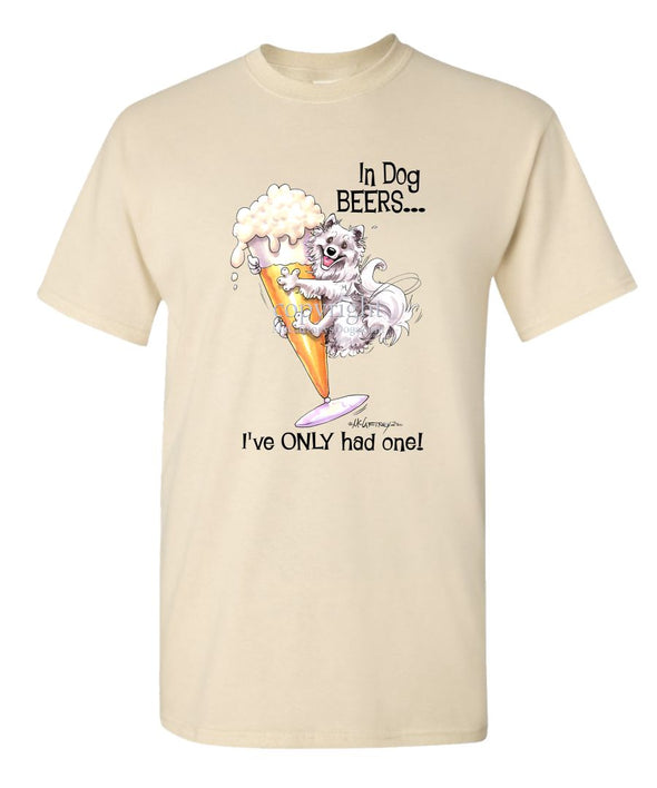 American Eskimo Dog - Dog Beers - T-Shirt