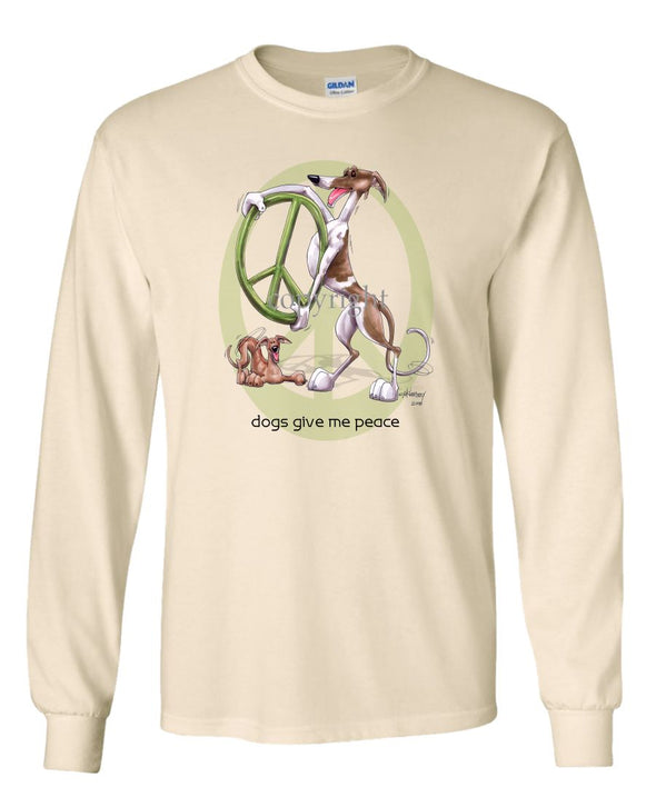 Greyhound - Peace Dogs - Long Sleeve T-Shirt