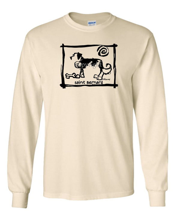Saint Bernard - Cavern Canine - Long Sleeve T-Shirt