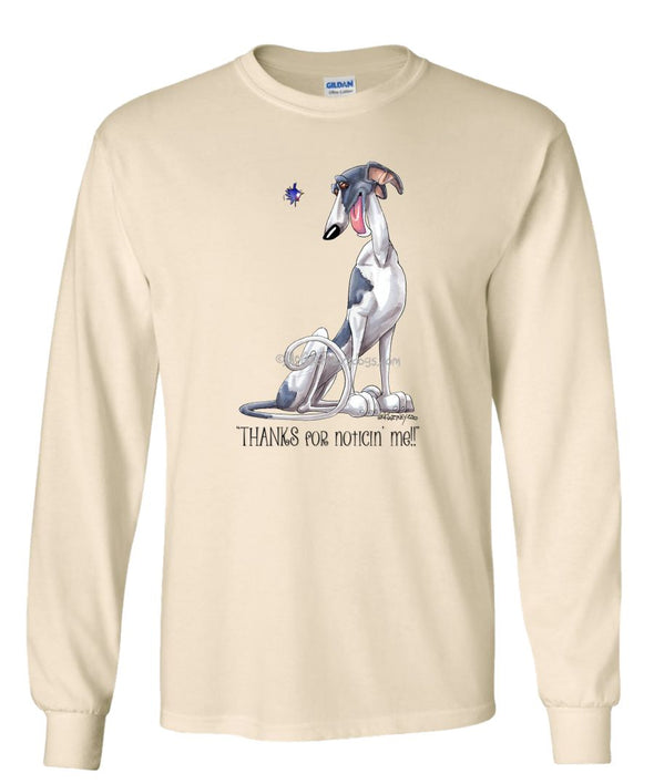 Greyhound - Noticing Me - Mike's Faves - Long Sleeve T-Shirt