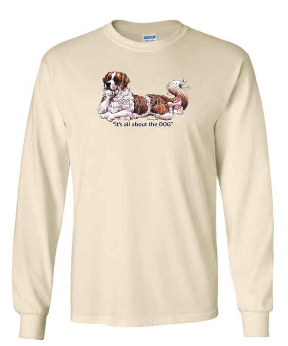 Saint Bernard - All About The Dog - Long Sleeve T-Shirt