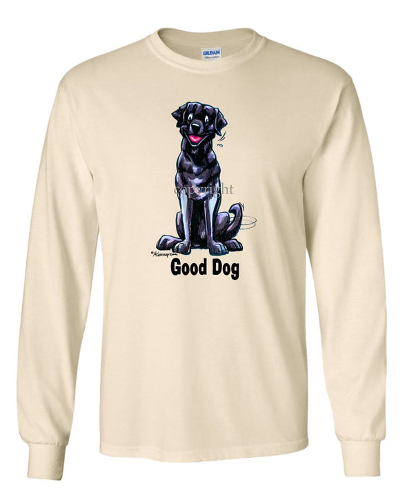 Labrador Retriever  Black - Good Dog - Long Sleeve T-Shirt