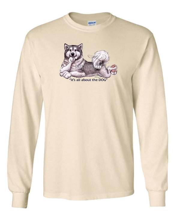 Alaskan Malamute - All About The Dog - Long Sleeve T-Shirt